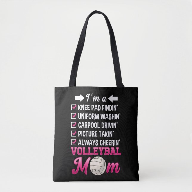 Funny Volleyball Mama jubelt Mutter Unterstützung  (Vorderseite)