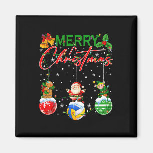 Funny Volleyball Ornamente Weihnachtsbaum Lichter Magnet