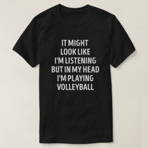 Funny Volleyball Player Puff T-Shirt