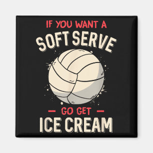Funny Volleyball Shirt für Girls Teens Frauen Kind Magnet