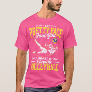 Funny Volleyball SommerOutfit für ein Fan Beach Vo T-Shirt