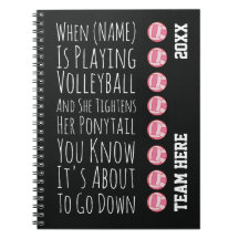 Funny Volleyball Team Player Gifts For Her Girls