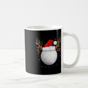 Funny Volleyball Weihnachtsmannmütze Weihnachtsfei Kaffeetasse