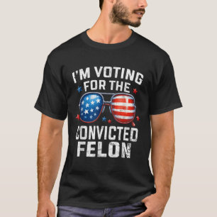 Funny Voting Trump 2024 Ich stimme für die T-Shirt
