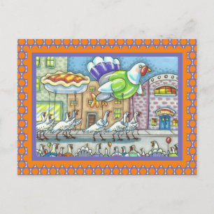 FUNNY VRDS, TÜRKEI DAY PARADE HELIUM BALLOONS POSTKARTE