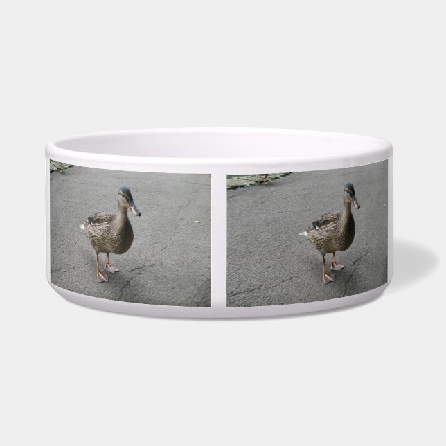 Funny Waddling Duck Dog Bowl Napf (Rückseite)