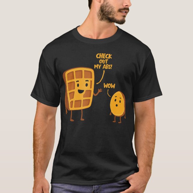 Funny Waffle Themed For Waffle Lover Waffle Wednes T-Shirt (Vorderseite)