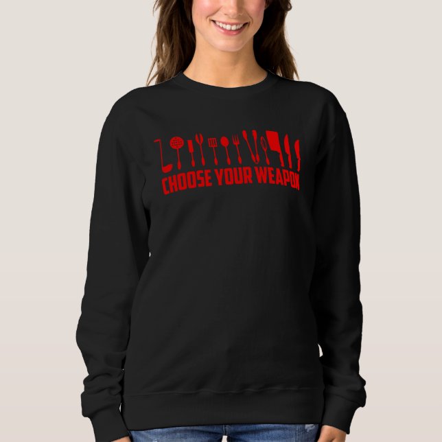 Funny Wählen Sie Ihr Apartment für Koch oder Koch Sweatshirt (Vorderseite)
