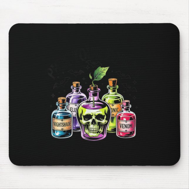 Funny Wählen Sie Ihr Gift Apple Halloween Gothic P Mousepad (Vorne)