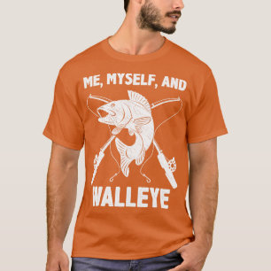 Funny Walleye Fishing Puff Fisherman Sprichwort Fi T-Shirt