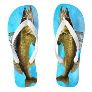 Funny Walleye Pike für den Fisher Flip Flops