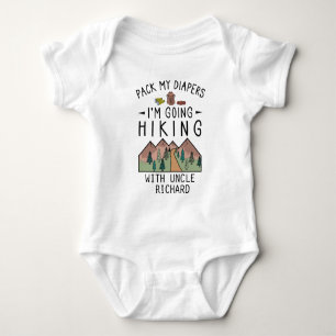 Funny WanderBaby Wiker Onkel Niedliches Wandern Baby Strampler