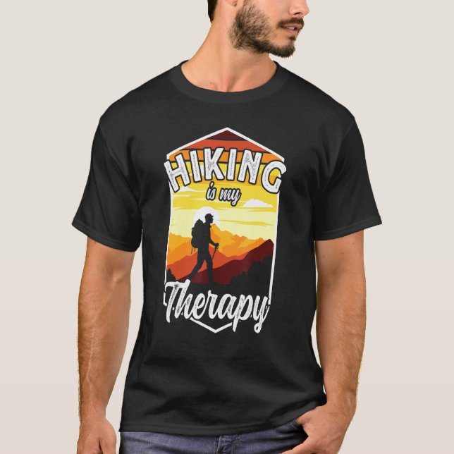 Funny Wandern ist meine Heilbergklettern und H T-Shirt (Vorderseite)