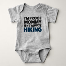 Funny Wandern Jersey Bodysuit für Baby
