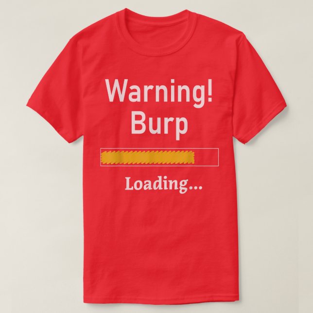 Funny Warning Burning Loading Sarcastic Men Teens  T-Shirt (Design vorne)