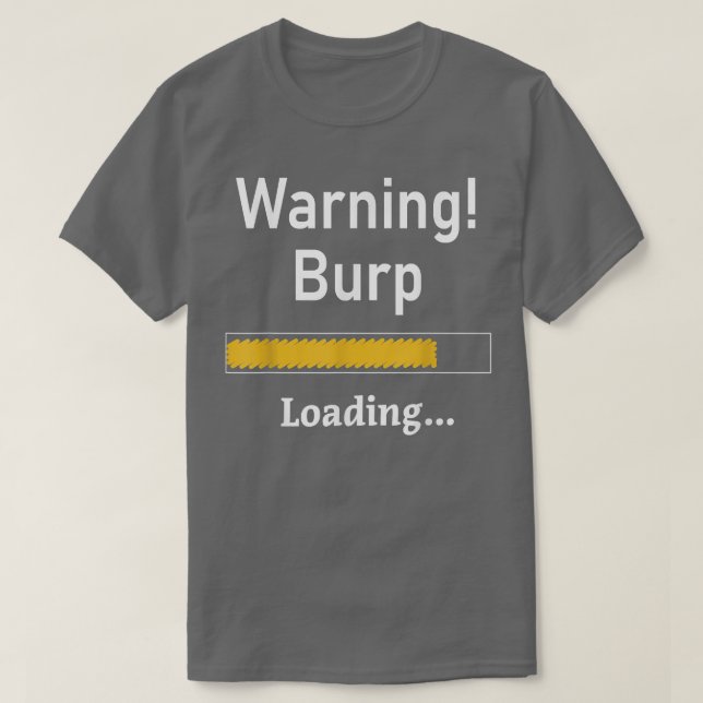 Funny Warning Burning Loading Sarcastic Men Teens  T-Shirt (Design vorne)