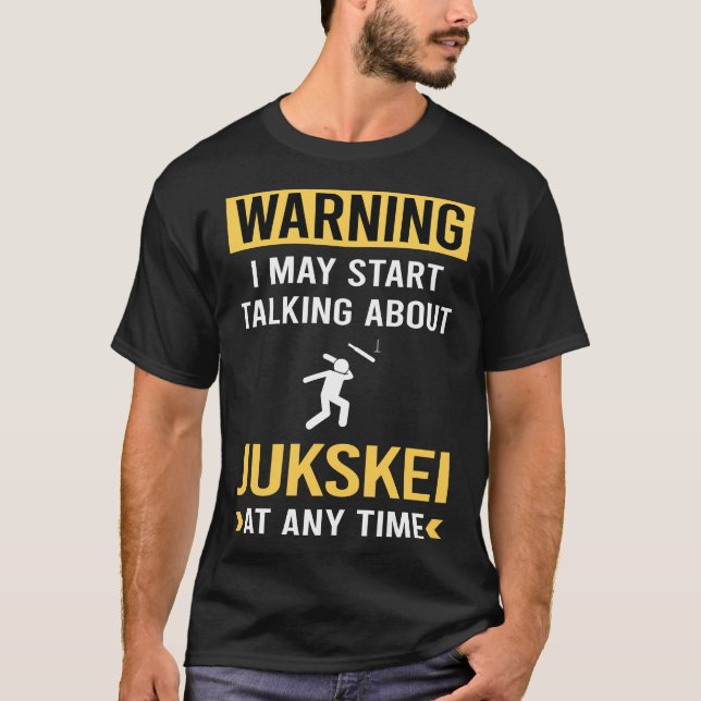 Funny Warning Jukskei T-Shirt (Vorderseite)