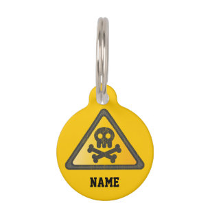 Funny Warning SignThunder_Cove Haustiermarke