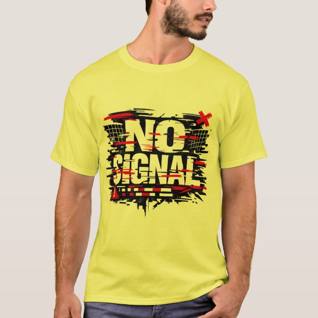Funny Warning T-Shirt – “Does Not Signal As If It  (Vorderseite)
