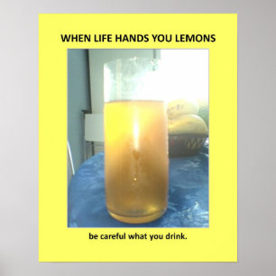 Funny Warning Veiling Bad Spaß Poster