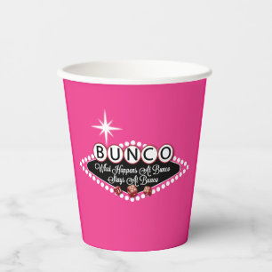 Funny, was bei Bunco Bleibe, bei Bunco Pappbecher