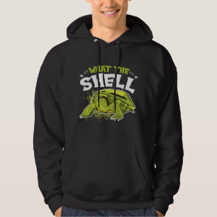 Funny, was die Muschel Schildkröte Design Tortoise Hoodie