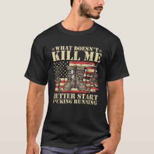 Funny, was mich nicht tötet, sollte besser anfange T-Shirt