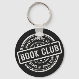 Funny Was passiert im Book Club Personalisiert Schlüsselanhänger