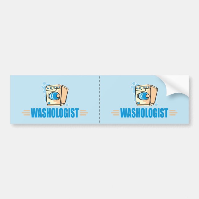 Funny Wäsche Autoaufkleber (Vorne)