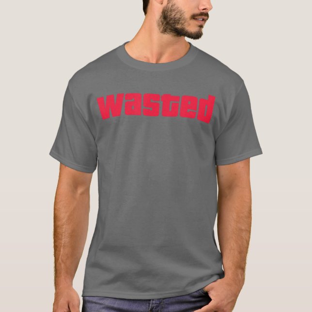 Funny Wasted Gaming Inspired wasted Novelty T-Shirt (Vorderseite)