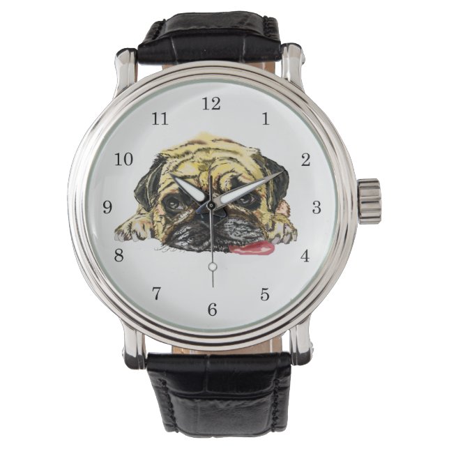 Funny Watch mit Rug Dog Armbanduhr (Vorderseite)