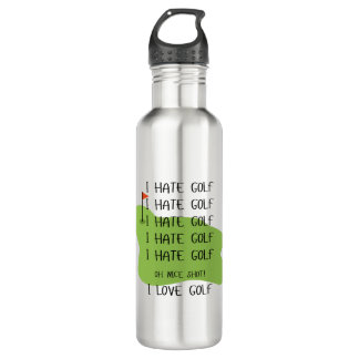 Funny water Bottle Geschenk für Golfliebhaber Edelstahlflasche