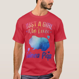 Funny Watercolor Sea Ozean Nur ein Mädchen, das G T-Shirt