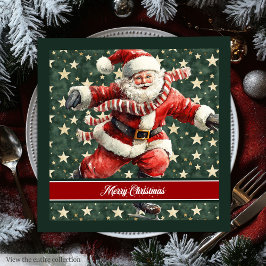 Funny Watercolor Weihnachten Serviette