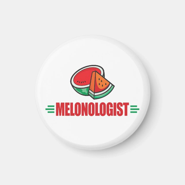 Funny Watermelon Magnet (Vorne)
