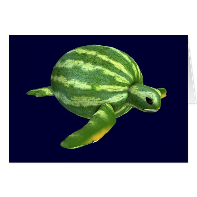 Funny Watermelon Seaturtle (Vorderseite (Horizontal))