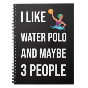 Funny Waterpolo Gifts Player Sport Spaß Fan Notizblock
