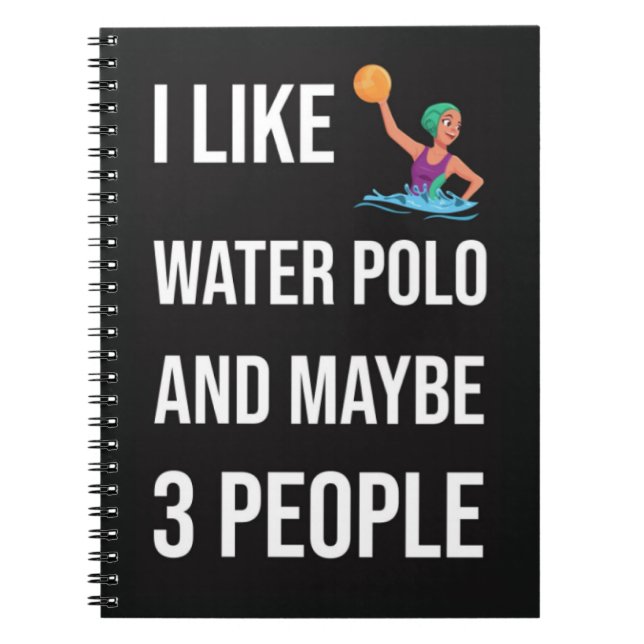 Funny Waterpolo Gifts Player Sport Spaß Fan Notizblock (Vorderseite)