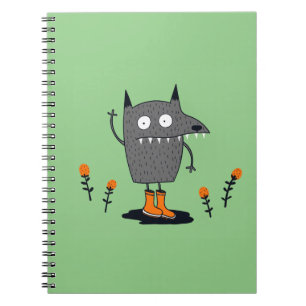 Funny Wave Monster Notizblock