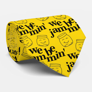Funny We Be Jammin's lächelnde Tanzsaunen Krawatte