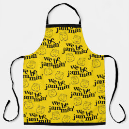 Funny We Be Jammin's lächelnde Tanzsaunen Schürze