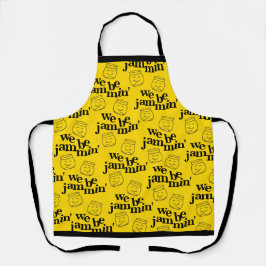 Funny We Be Jammin's lächelnde Tanzsaunen Schürze