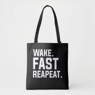 Funny Weckte Fast Repeat Graphic Sarcastic