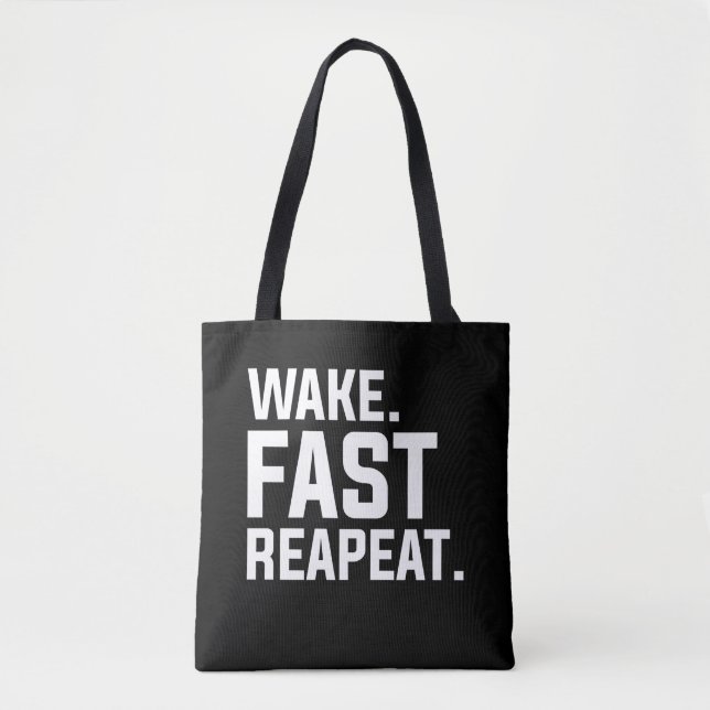 Funny Weckte Fast Repeat Graphic Sarcastic (Vorderseite)
