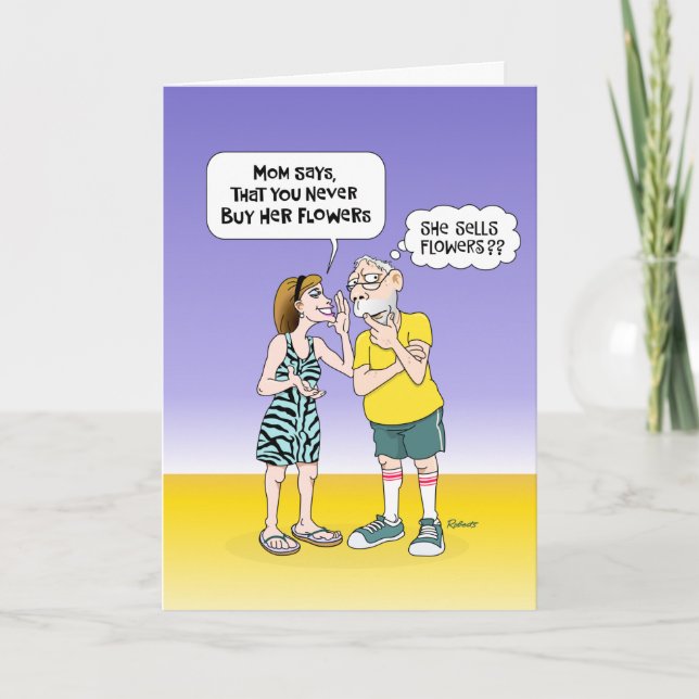 Funny Wedding Anniversary Card für Mama Karte (Vorderseite)