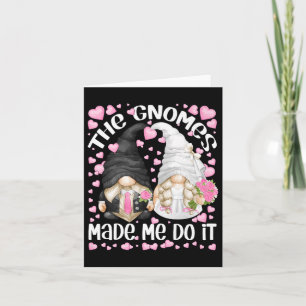 Funny Wedding Bridge und Groom Motif der Gnome Mad Karte