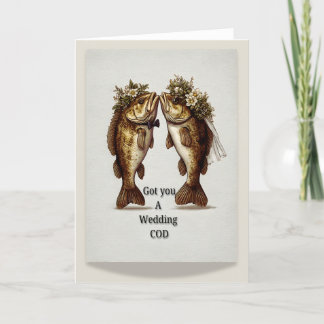 Funny Wedding Card | "Got Dir einen KABELJAU" Karte