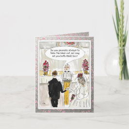 Funny Wedding Card Karte