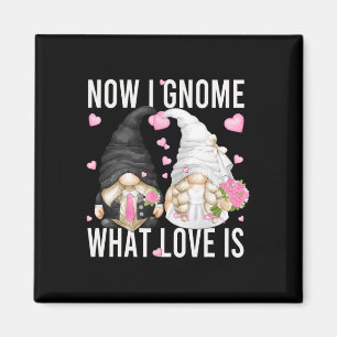 Funny Wedding Gnome Couple Pun Liebe Sprichwort fü Magnet