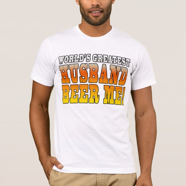 Funny Wedding Jubiläum Weltbesten Mann T-Shirt (Vorderseite)